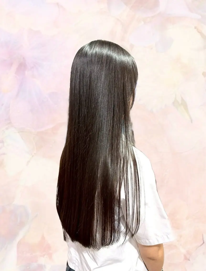 髪質改善縮毛矯正の写真