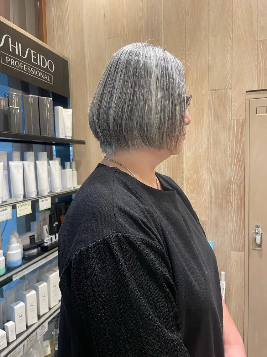 ショート カラー ショートヘア 縮毛矯正 縮毛矯正 髪質改善/Bloss om🌷高橋沙衣のヘアスタイル