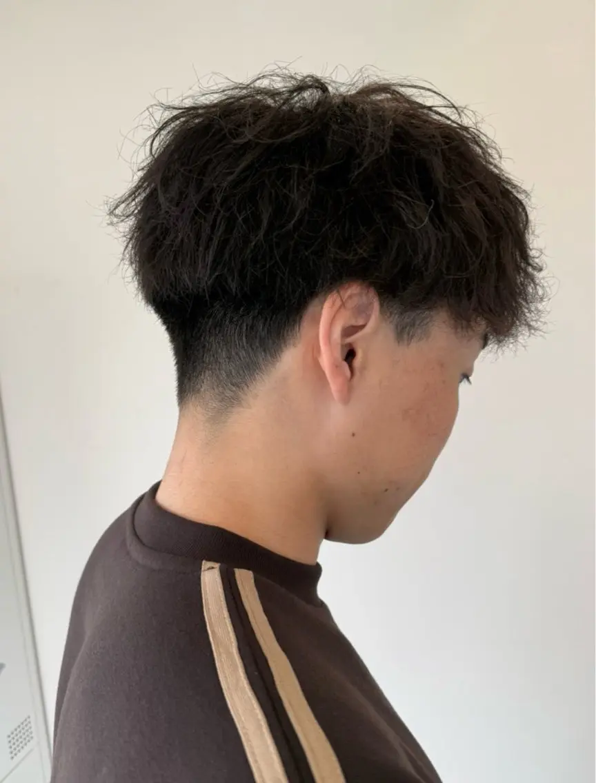 パーマ メンズ マエダ シュンのヘアスタイル