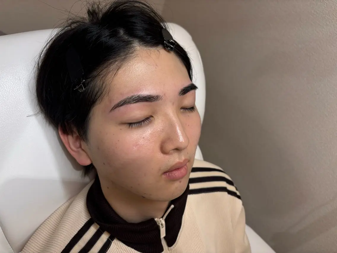 メンズ アイブロウ メンズ韓国風 メンズアイブロウ 眉毛ワックス脱毛 ワックス脱毛 眉カット その他(アイブロウ) アイブロウ 🫧misakiの眉毛・アイブロウイメージ
