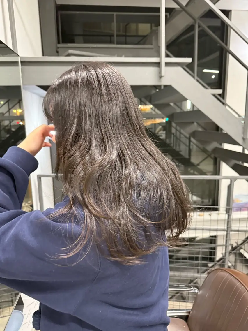 ロング カラー トリートメント ヘアカラー ブリーチモデル募集 モデル募集/愛紗のヘアスタイル