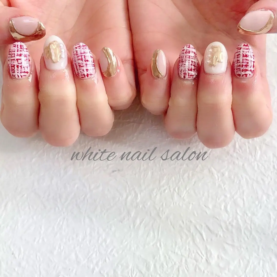 ネイル ジェルネイル ハードジェル 持ち込み ソフトジェル white nail salonのネイルデザイン