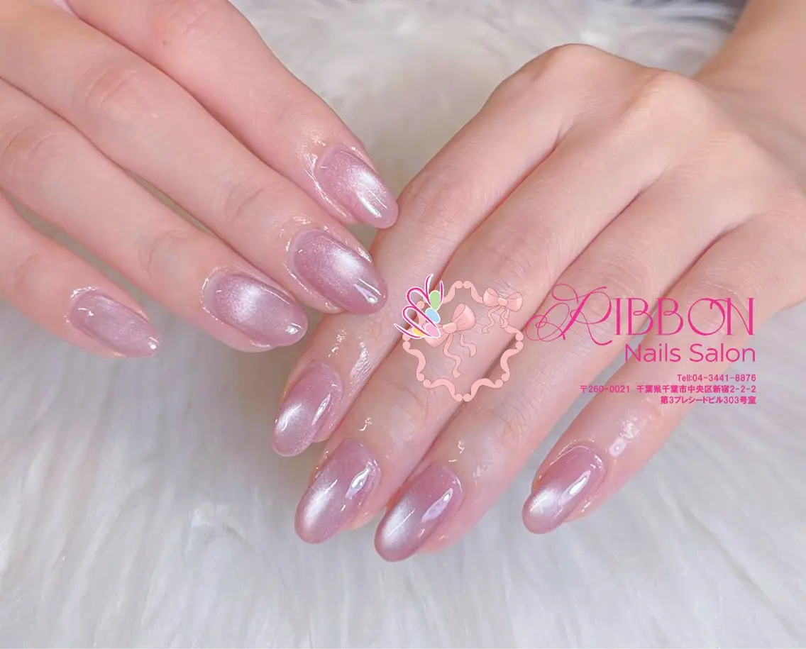 ネイル フットネイル フレンチネイル ジェルネイル マグネットネイル 持ち込み ハンドネイル Ribbonnail salonのネイルデザイン