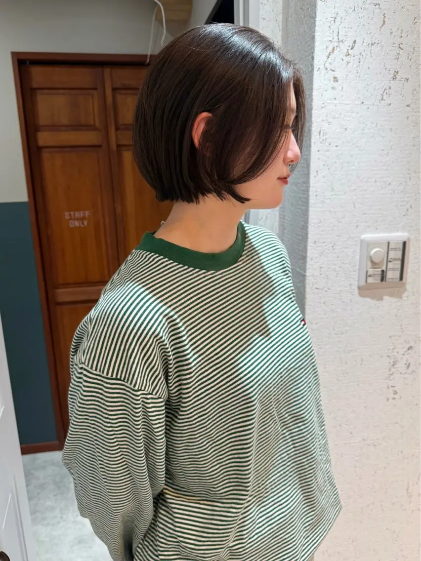 ショート カラー パーマ カット ヘアカラー 縮毛矯正 トリートメント mai / linoah˚✧のヘアスタイル