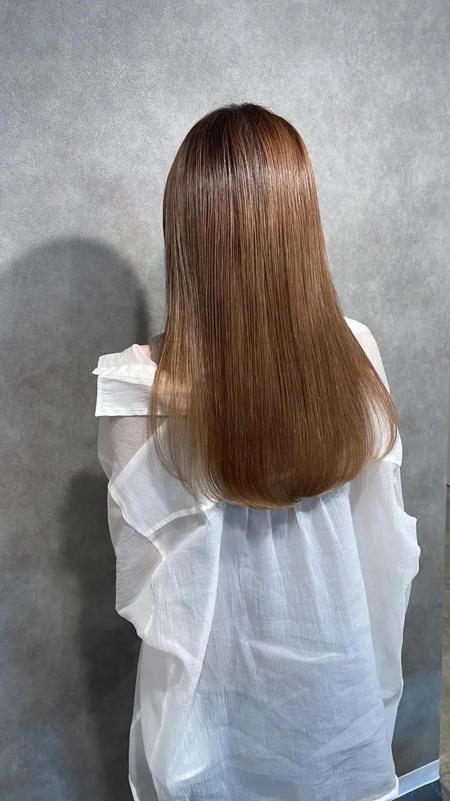 ☔️湿気対策☔️縮毛矯正💇♀️+ダメージ軽減処理トリートメント✨(整えカット付✂️)の写真