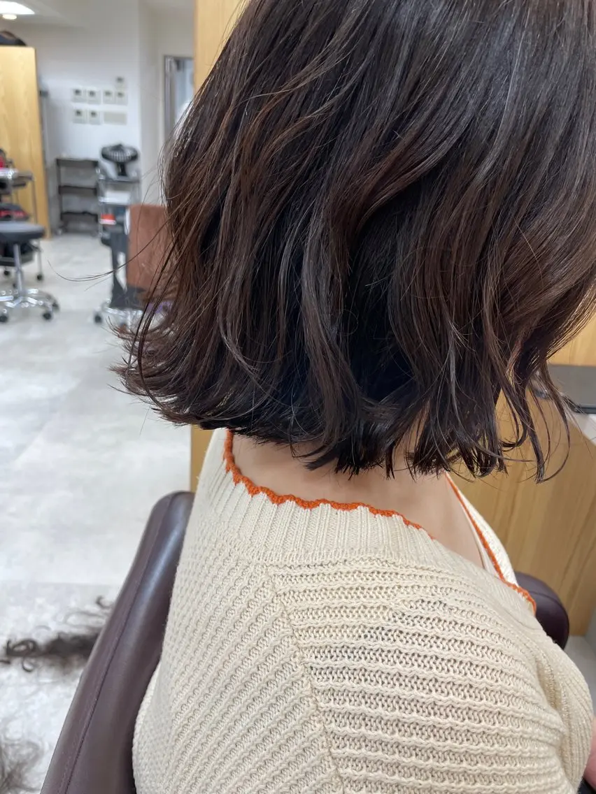 ショート カラー パーマ くるくるパーマ aikoのヘアスタイル