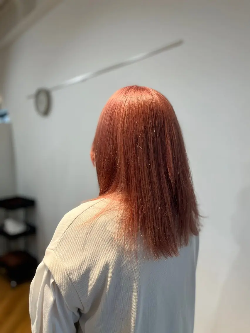 セミロング ヘアカラー 則竹 伸俊のヘアスタイル