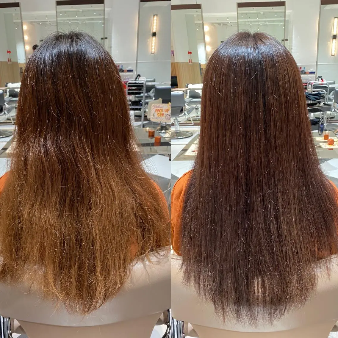 ロング カラー ブリーチ ブラウンカラー チョコレートブラウン トリートメント 酸熱トリートメント 谷合 貴志のヘアスタイル