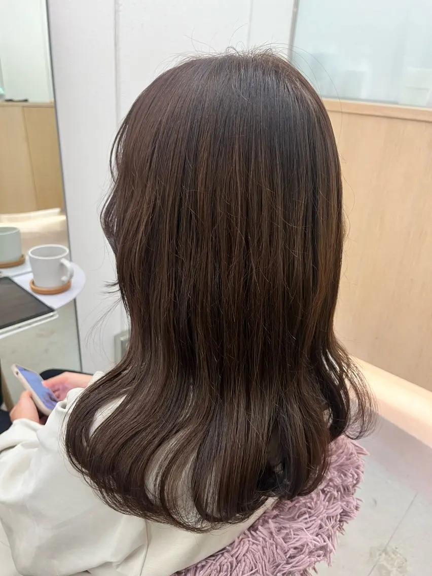 ロング カラー ブラウンカラー 暖色カラー/ ヘアセット🌛櫻井舞のヘアスタイル
