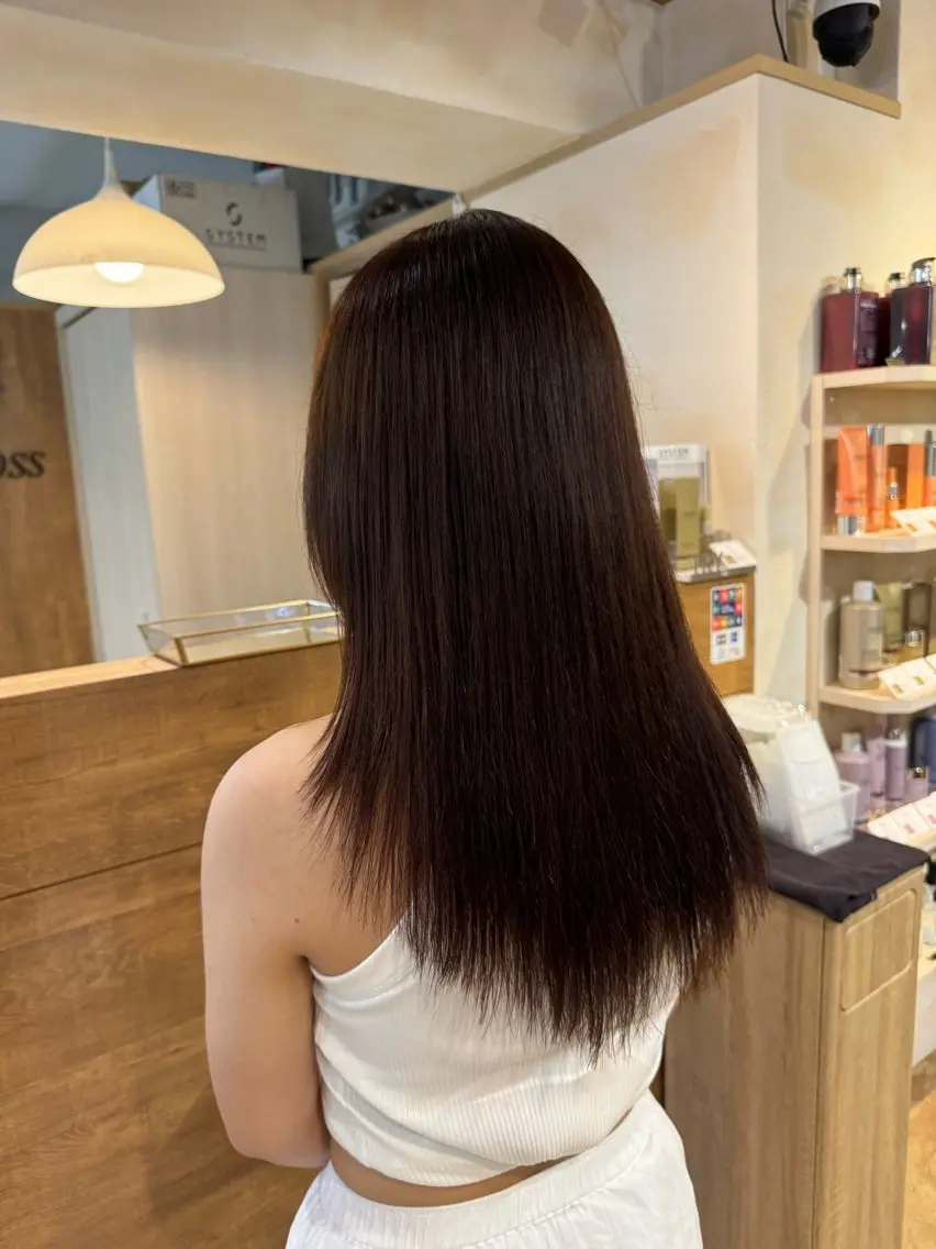 カラー ブラウンカラー ANKHCROSS Hiyori💙のヘアスタイル