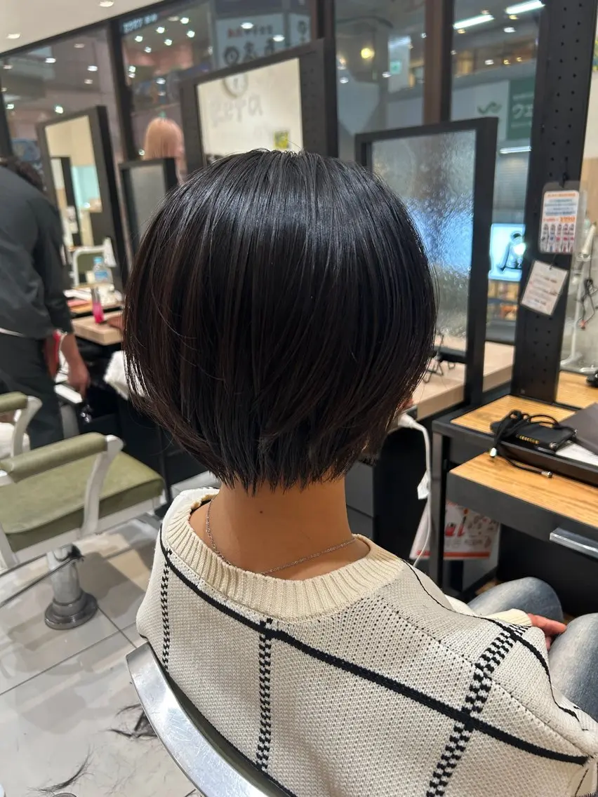 ショート ショートボブ ボブ ショートヘア 縮毛矯正 カット 縮毛矯正 ダブルカラー 🩷Rio🩷のヘアスタイル