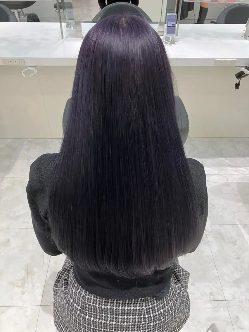 ロング カラー ヘアアレンジ ヘアカラー トリートメント ヘアセット 💓色落ちまで綺麗な 垢抜けカラー💓のヘアスタイル