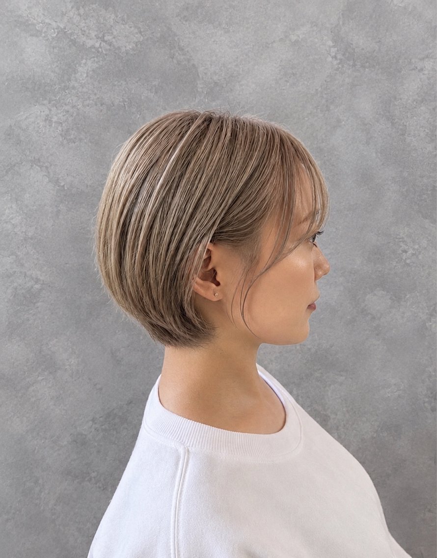 ショート カラー カット ヘアカラー 艶髪カラー/髪質改善 細貝 舞利のヘアスタイル