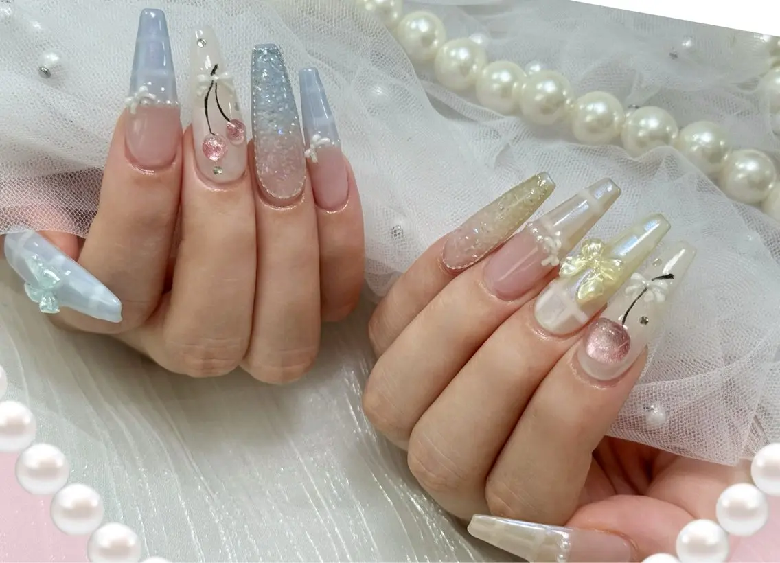 ネイル ハンドネイル pink nailのその他イメージ