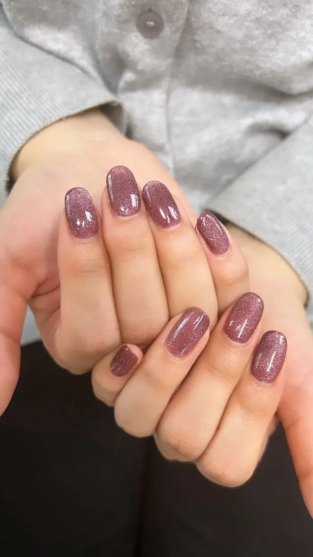 キラキラ✨マグネット・フラッシュワンカラー(ジェルオフ込み)の写真