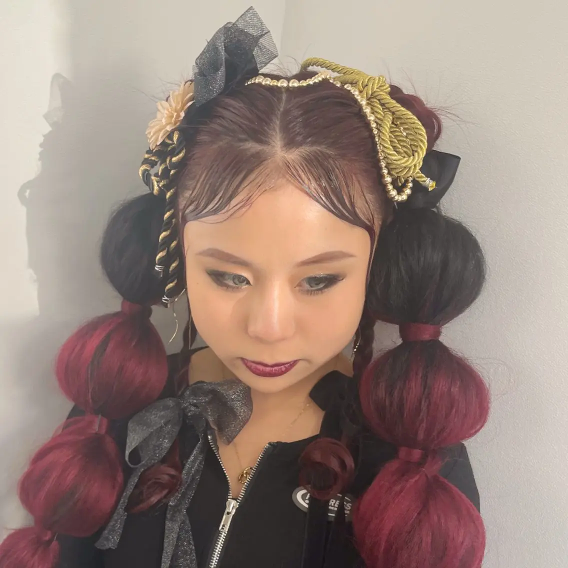 ロング ヘアアレンジ 成人式 エクステ 小顔カット 古沢 みづきのヘアスタイル