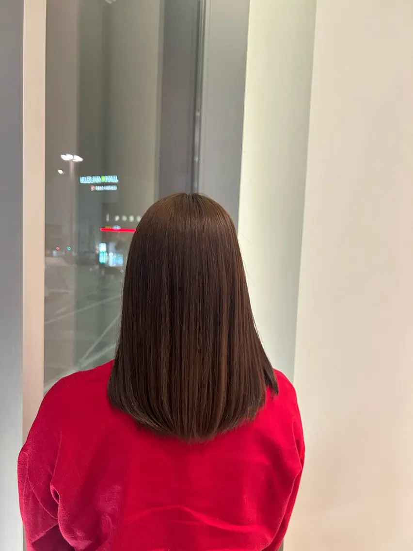 セミロング トリートメント 小谷 歩花のヘアスタイル
