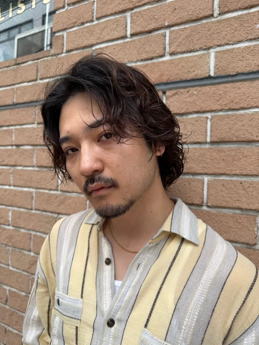 パーマ メンズ カット パーマ トリートメント ヘアセット 再現性No.1ヘア ごーた立川のヘアスタイル
