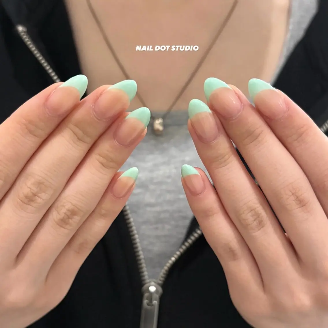 【Jr.ネイリスト/オフあり】ベースありフレンチ💕¥3800の写真