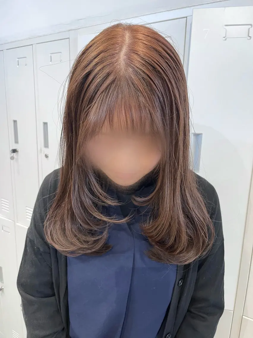 セミロング カラー ベージュカラー レイヤーカット ヘアカラー トリートメント 🌷レイヤーカット/ フルキシオリ🌷のヘアスタイル