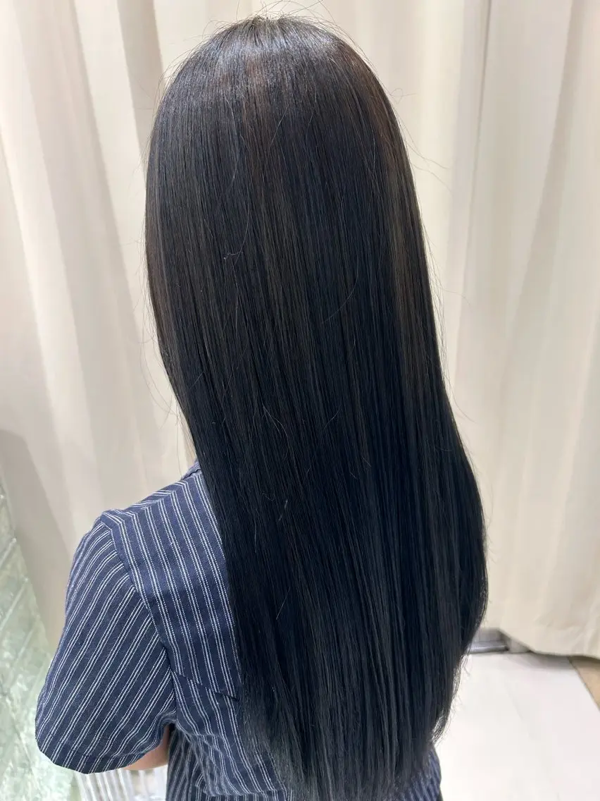 ロング カラー 長田 永遠のヘアスタイル