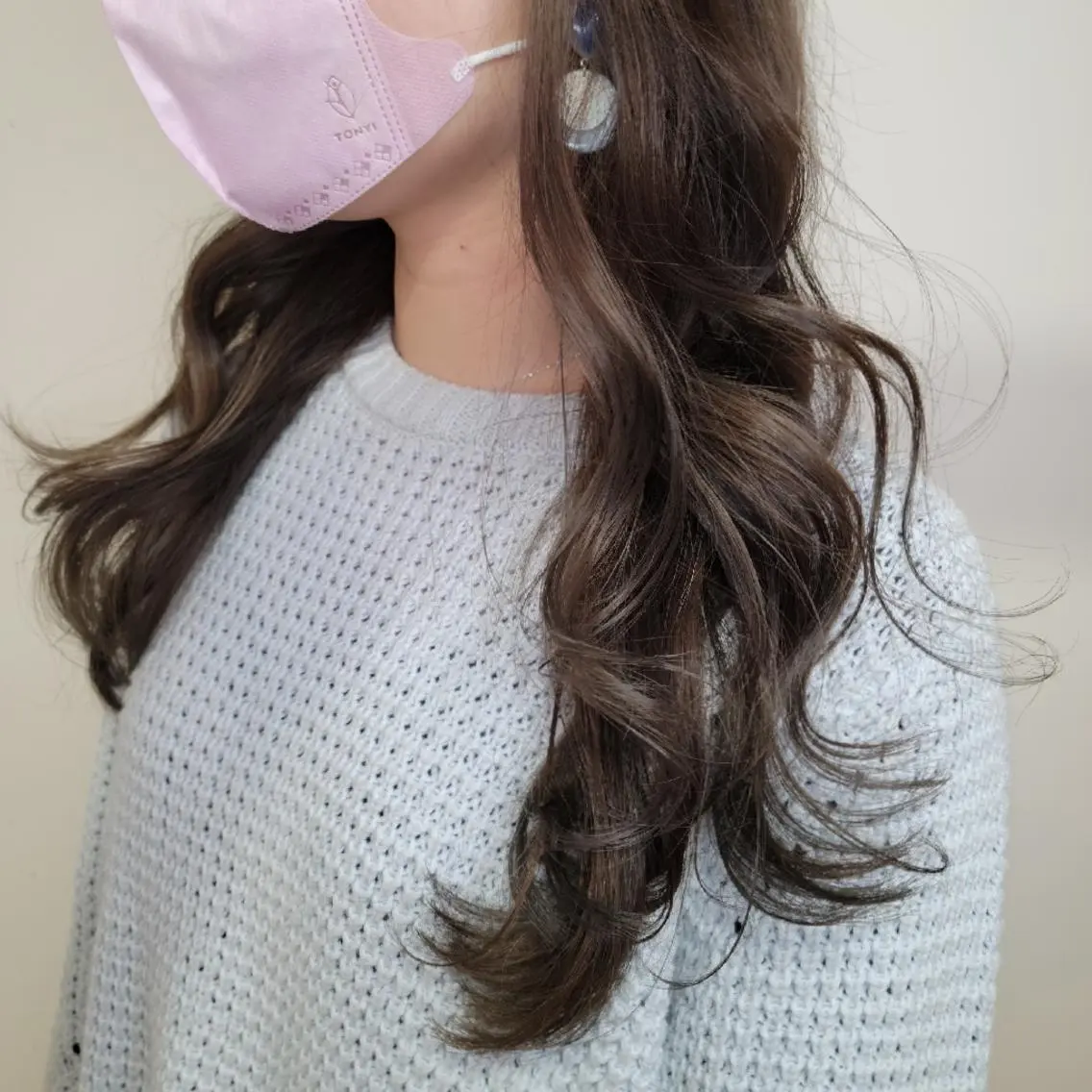 ロング カット ヘアカラー トリートメント 🇰🇷透明感×ハイ トーン🌟tomoのヘアスタイル