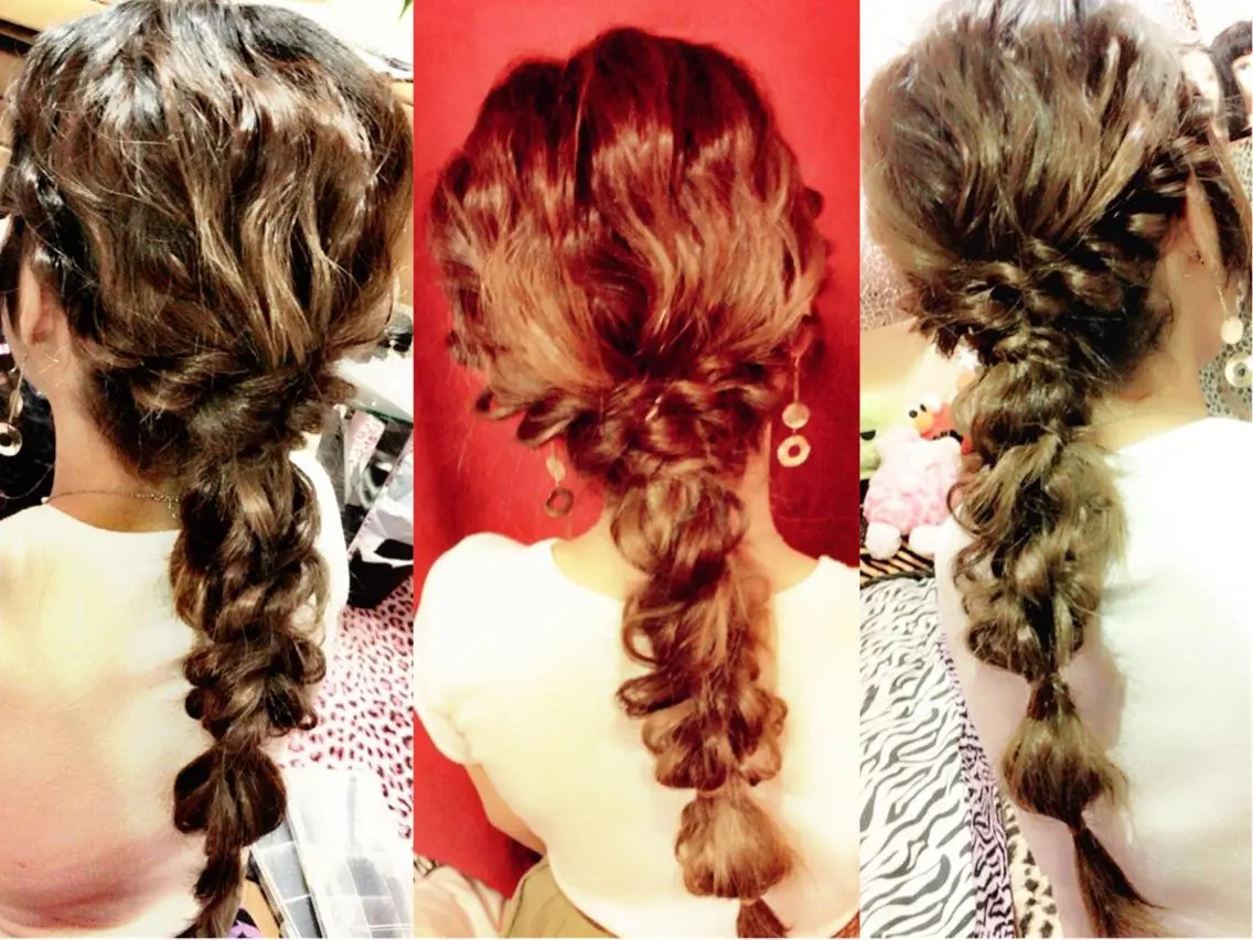 ヘアアレンジ ヘアセット 菊池 栄里奈のヘアスタイル