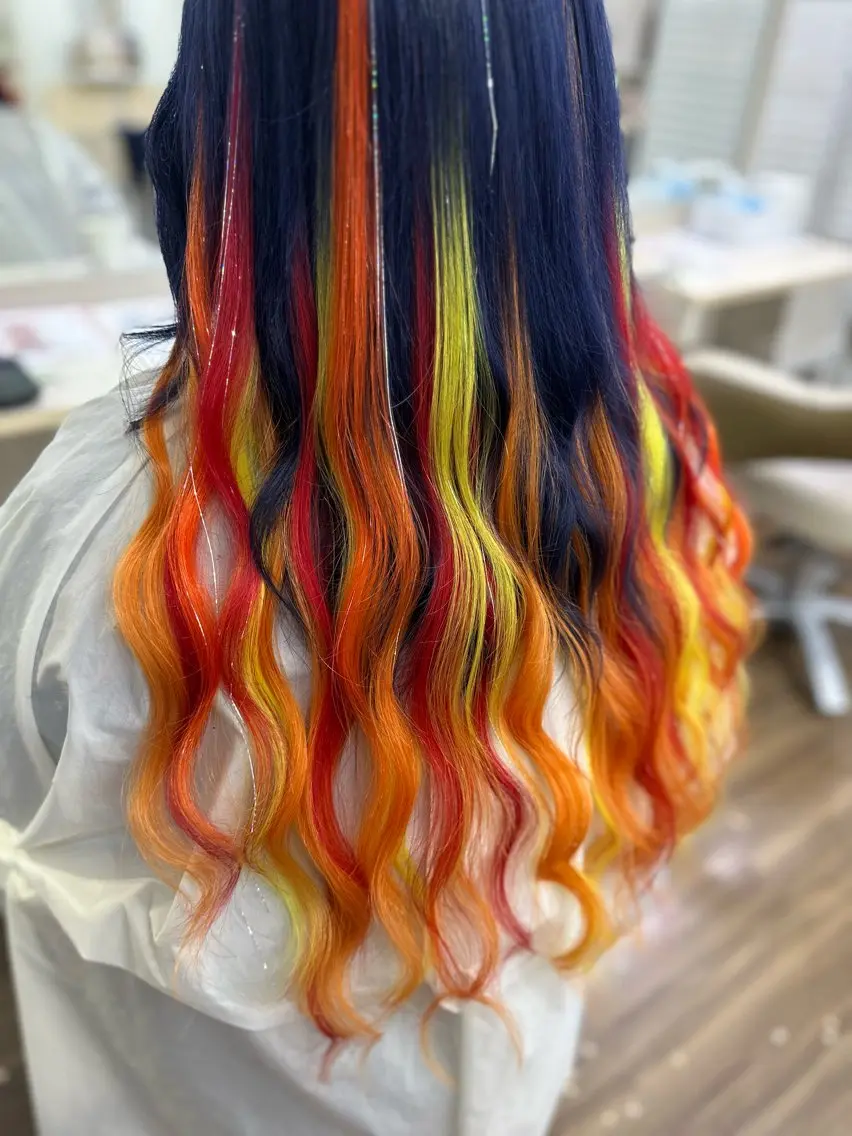 ロング エクステ エクステ GLOSS 心斎橋 山上のヘアスタイル