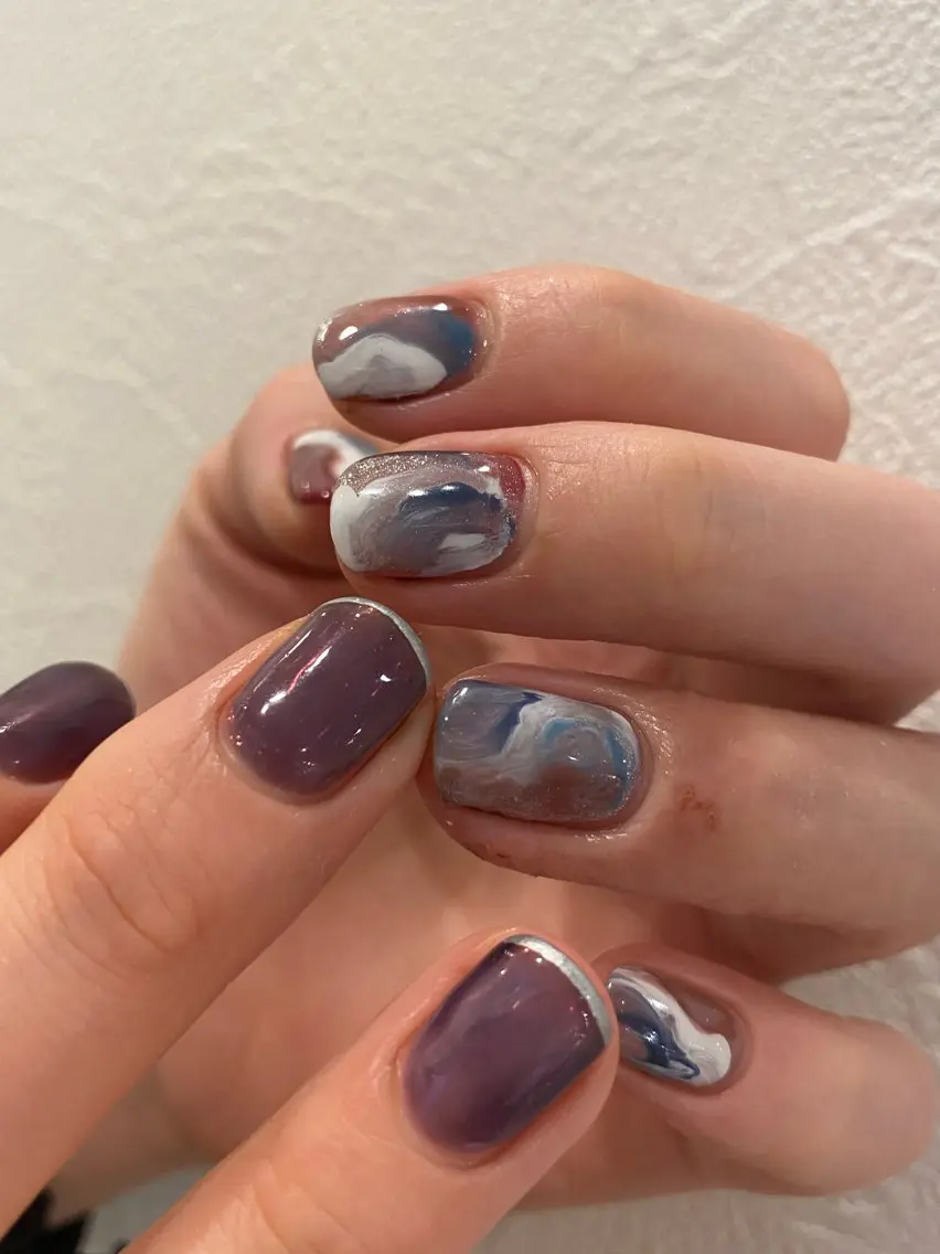 ネイル ニュアンスネイル ハンドネイル Ann nailのネイルデザイン