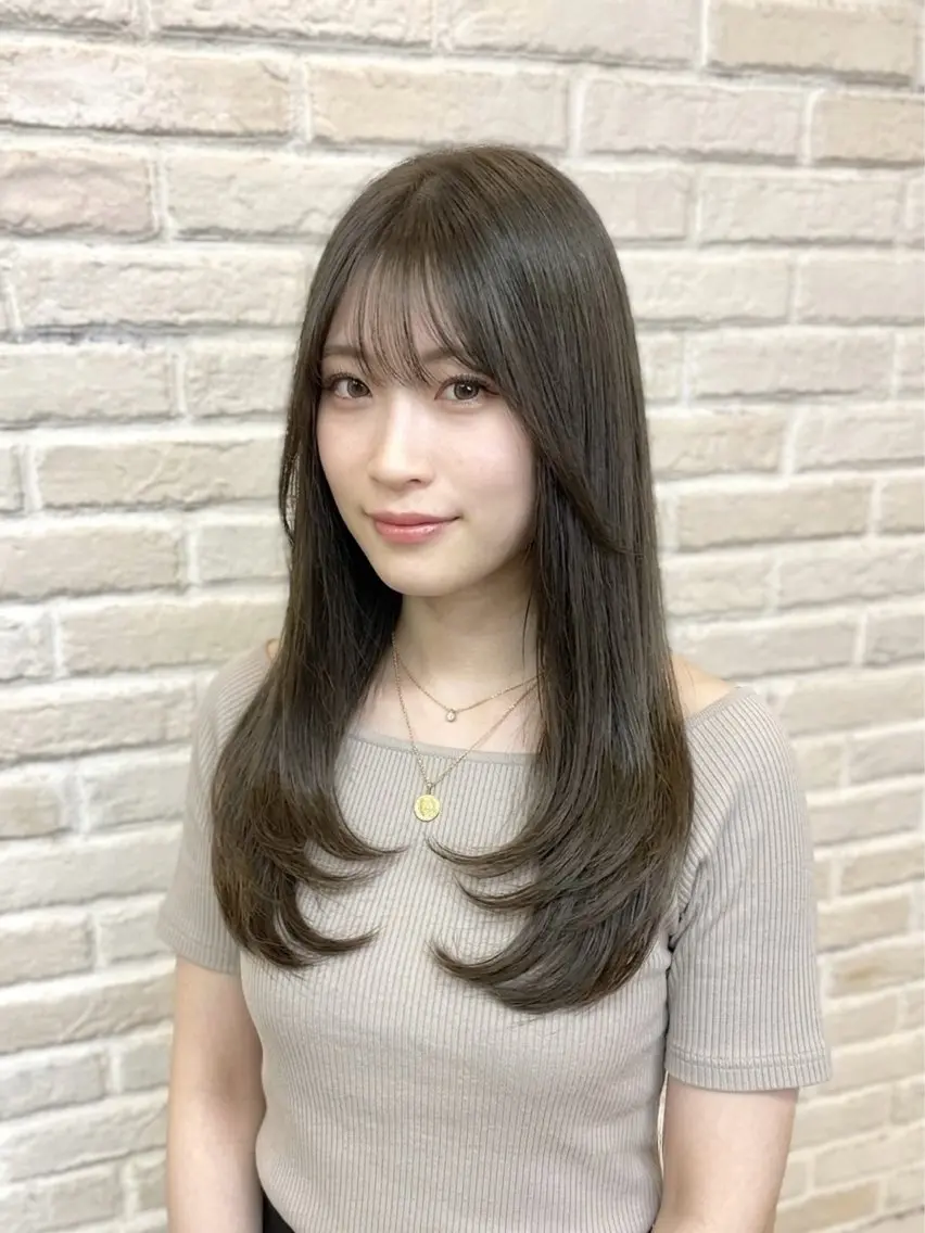 ロング レイヤーカット 政木 紳吾のヘアスタイル