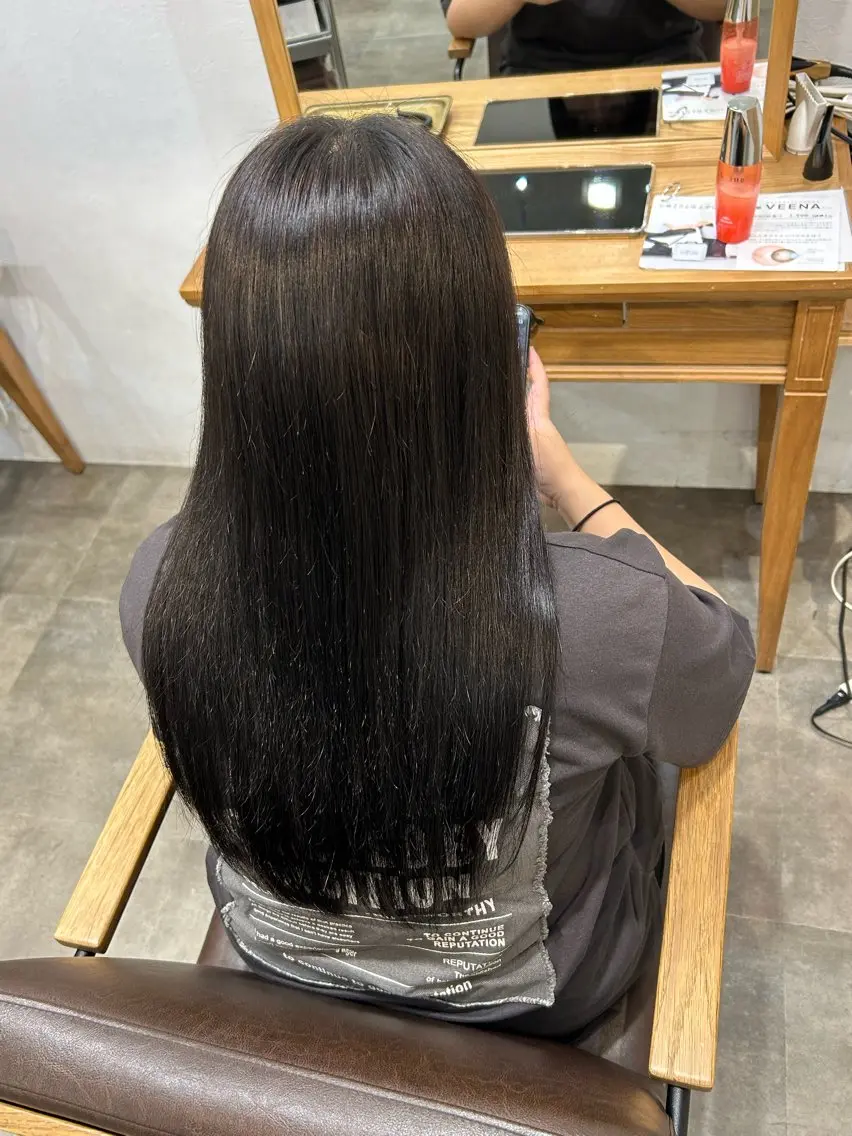 ロング ヘアカラー ︎☀️はるき︎︎☁️ ショートモデル募集のヘアスタイル