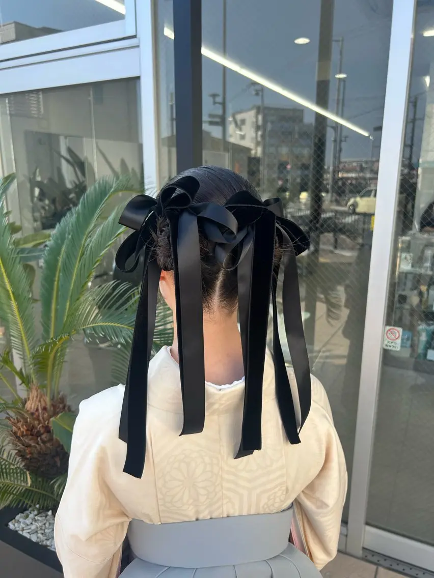 ミディアム ヘアアレンジ IO イオリのヘアスタイル