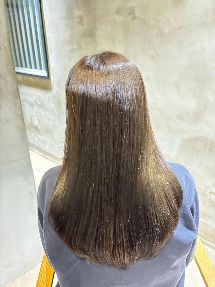 ロング カラー カット ヘアカラー ❤︎韓国レイヤ ー❤︎/saraのヘアスタイル