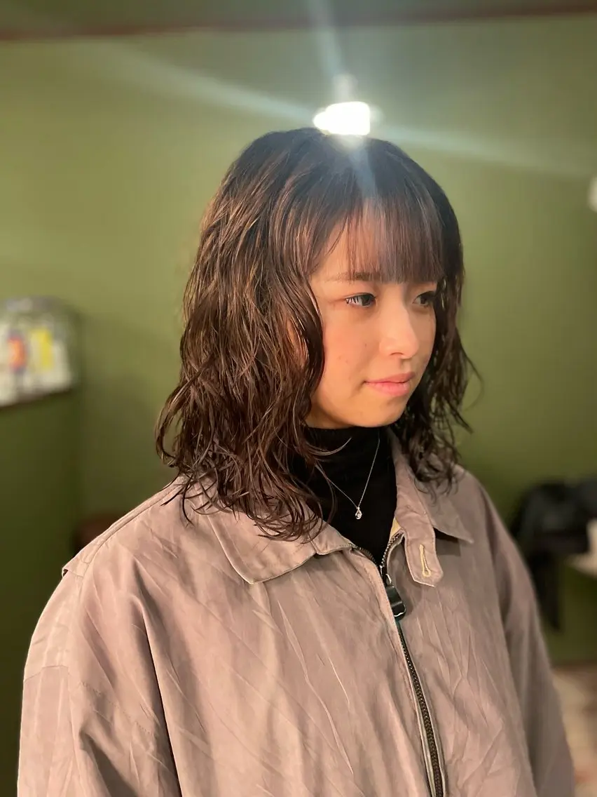 ミディアム パーマ PATH-hair. storeのヘアスタイル