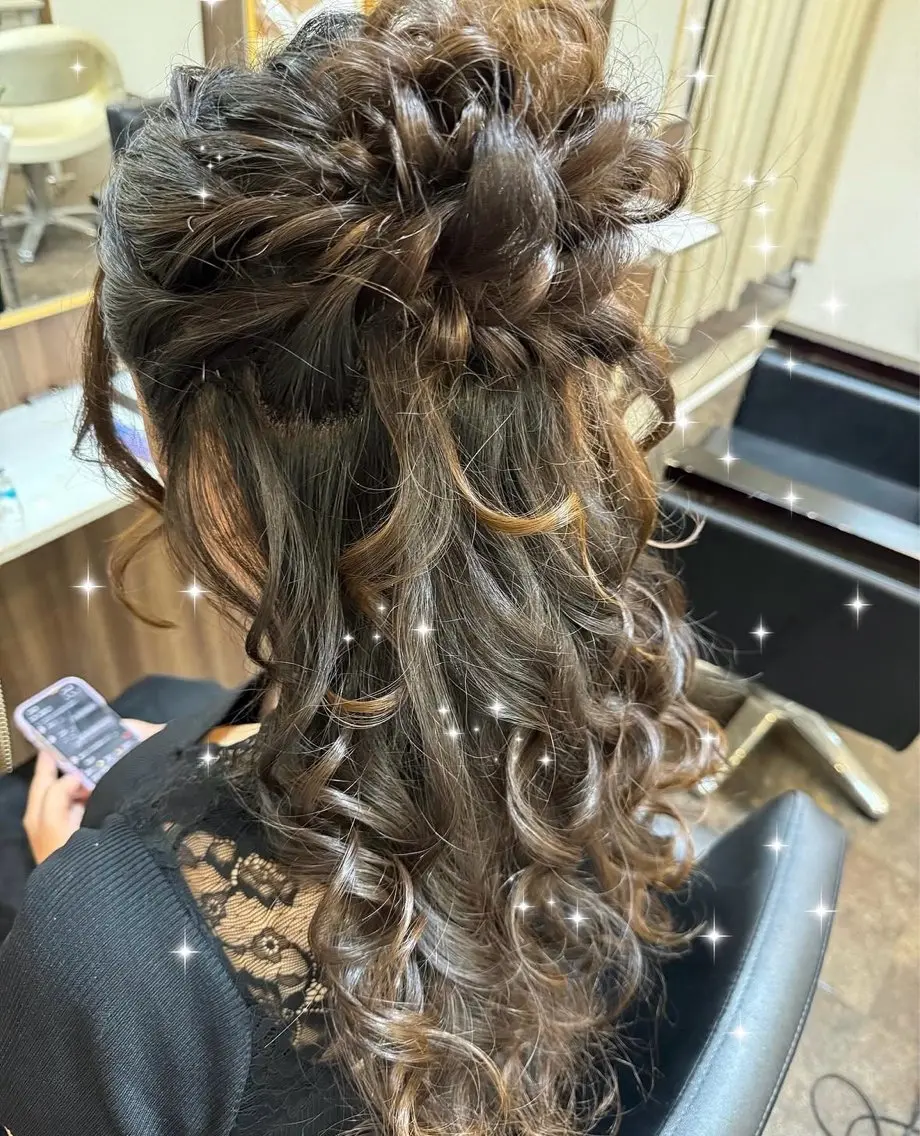 カラー ヘアアレンジ ヘアカラー ヘアセット maki ♡のヘアスタイル