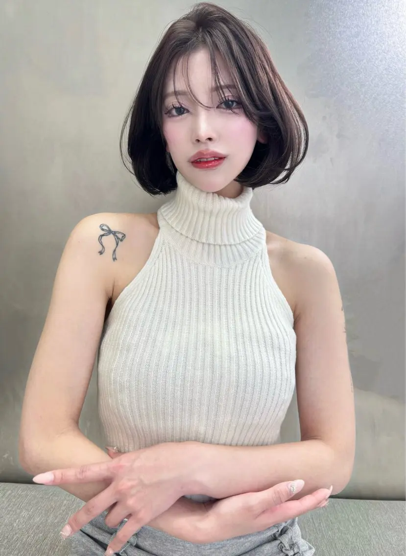 ショート ボブ 韓国風ヘア ワンホンヘア SOYON大宮2号 ボブ/nanamiのヘアスタイル