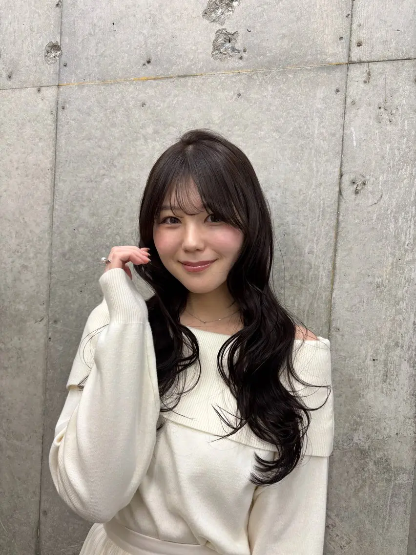 ロング カラー 髪質改善 縮毛矯正 トリートメント ヘアカラー 縮毛矯正 トリートメント すぐ巻ける縮毛矯正 🍀勝倉　麗のヘアスタイル