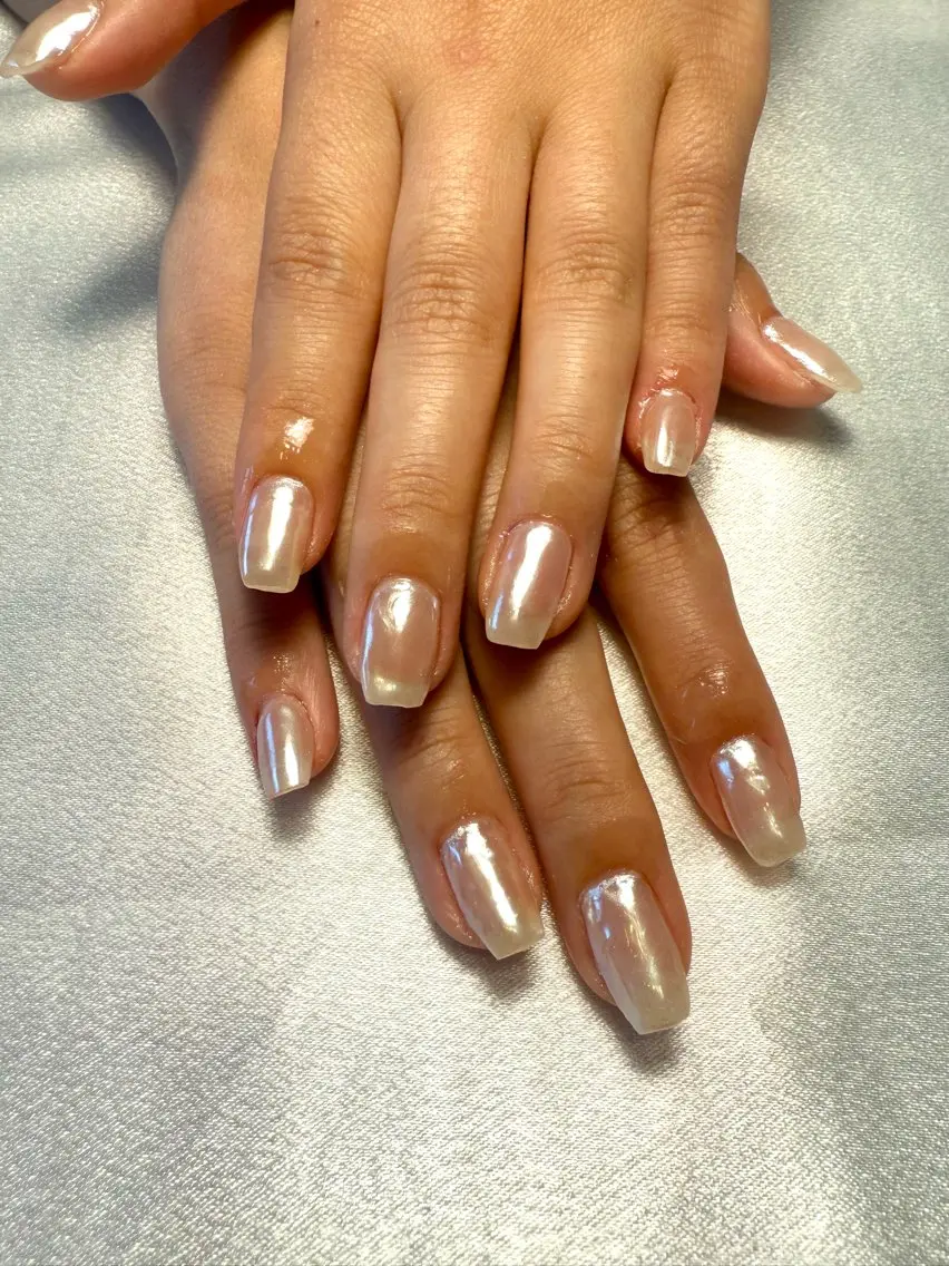 ネイル フラッシュネイル ラメ(グリッター) マグネットネイル ミラーネイル オフィスネイル nail salon Estelleのネイルデザイン
