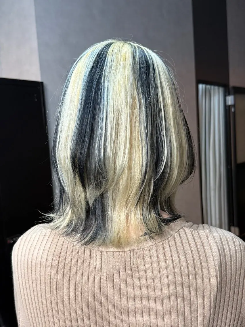 ミディアム カラー カット ヘアカラー トリートメント 透明感カラー/パーマ 🌀アオノのヘアスタイル