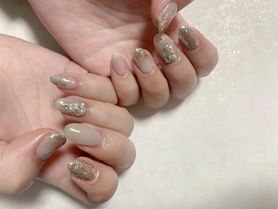 ネイル ジェルネイル 韓国ネイル メンズネイル パラジェル ブライダルネイル kiki nail たまプラーザのネイルデザイン