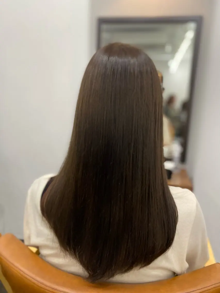 ロング トリートメント カット ヘアカラー トリートメント ヘッドスパ 透明感カラー名駅 名駅みゆのヘアスタイル