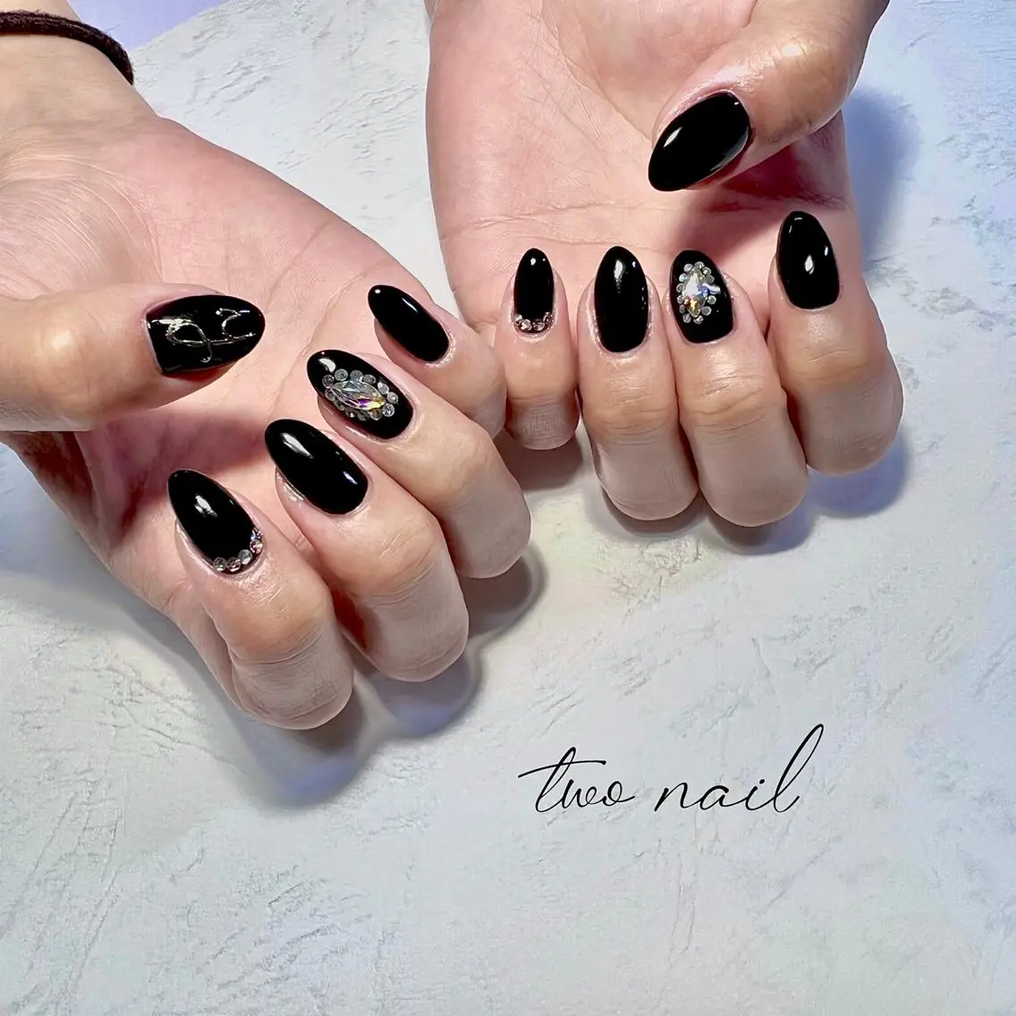 ネイル アートネイル フットネイル ハート ニュアンスネイル ホワイト ハンドネイル two nailのネイルデザイン