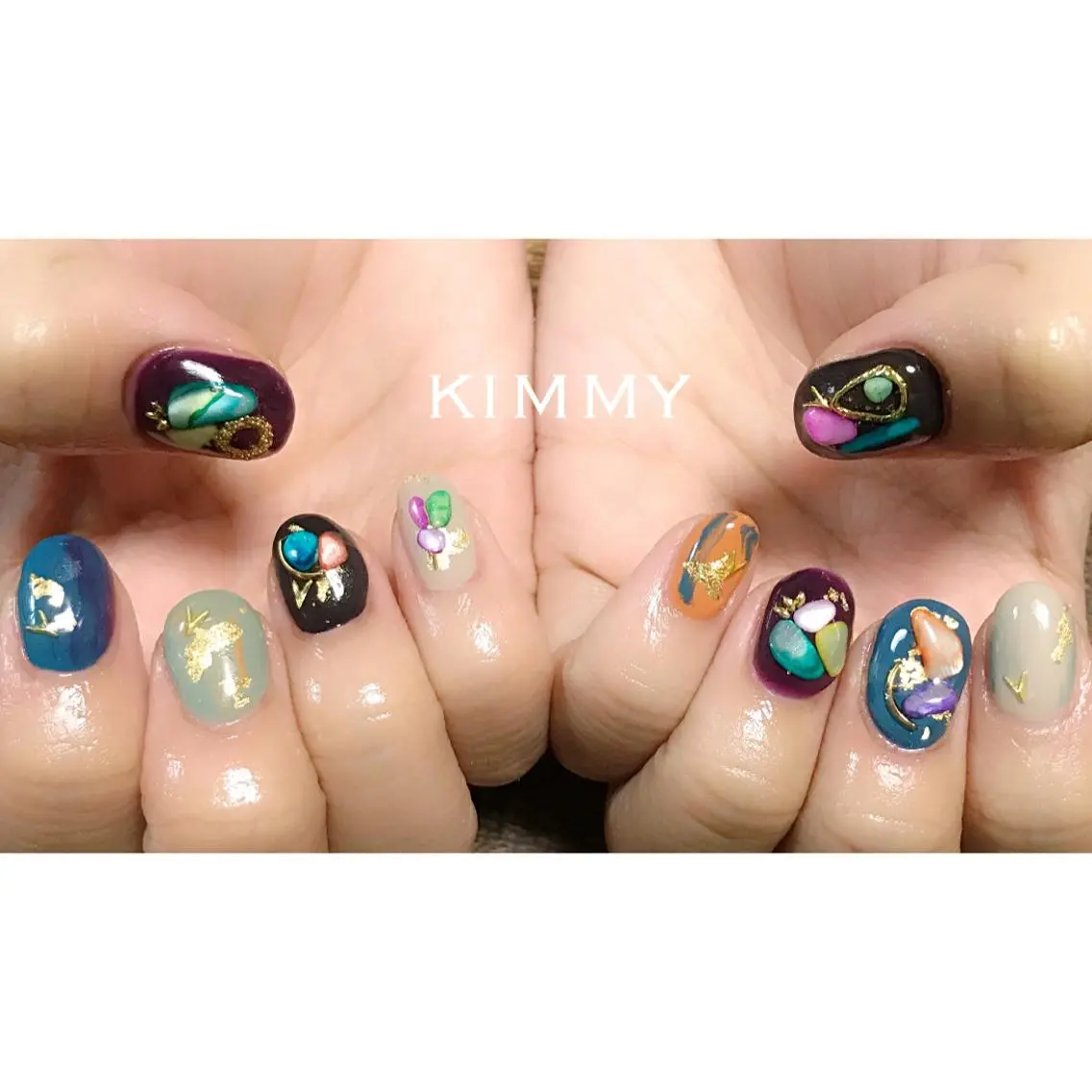 ネイル ハンドネイル kimmy nailsのネイルデザイン