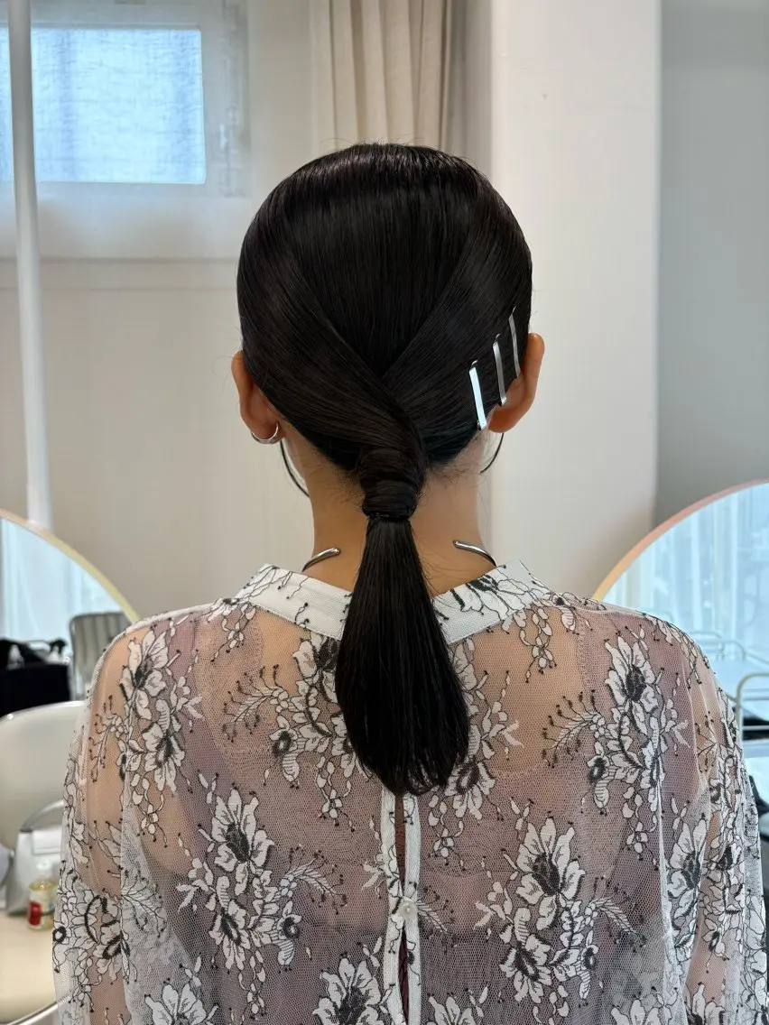 ヘアアレンジ 結婚式・ブライダル ヘアセット レイヤーカット🎀 kanaのヘアスタイル