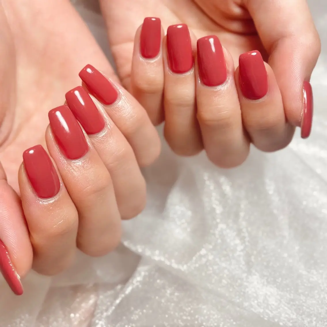 💅［HAND］オフ有りワンカラー（パラジェル変更無料）の写真
