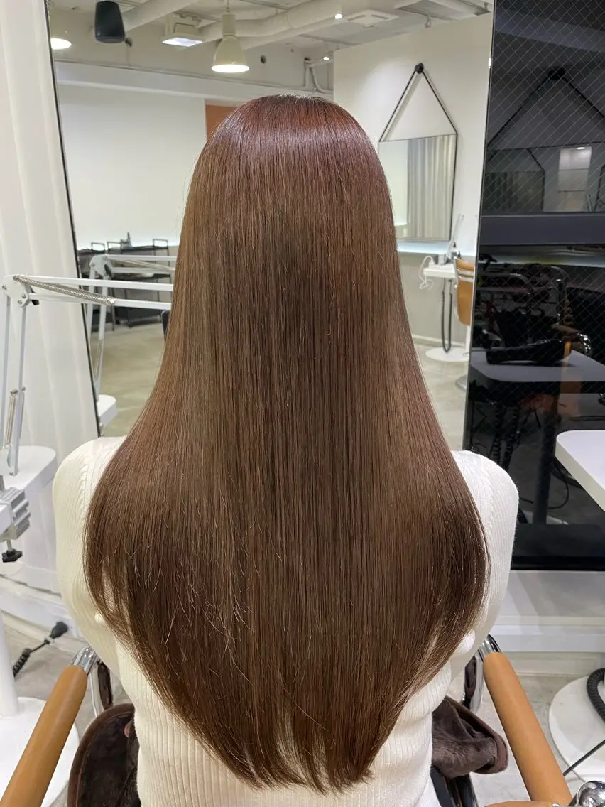ロング トリートメント 🌐🪬髪質改善/ 透明感カラーのヘアスタイル