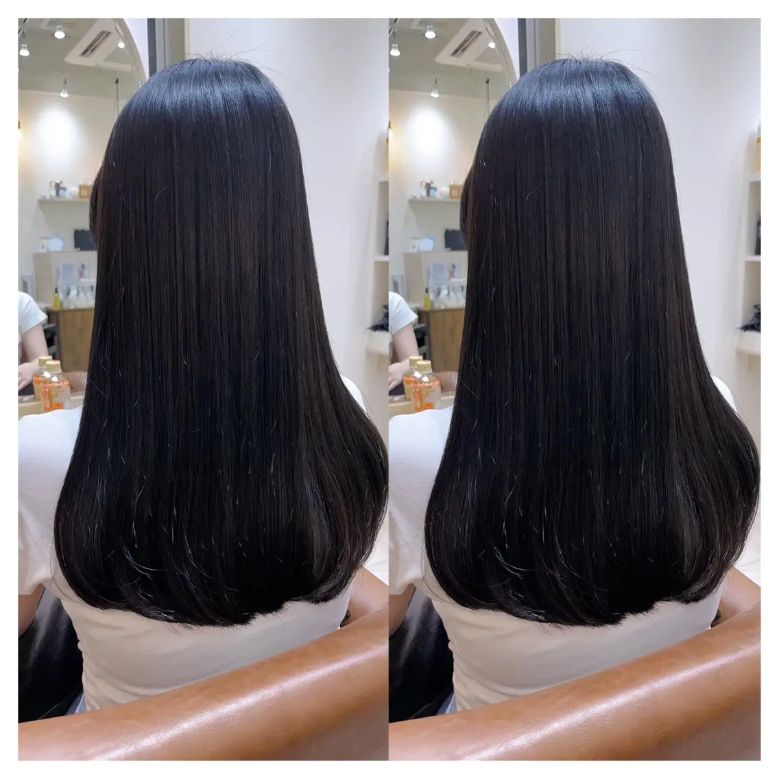 ロング カット 縮毛矯正 トリートメント 村山 茉衣のヘアスタイル