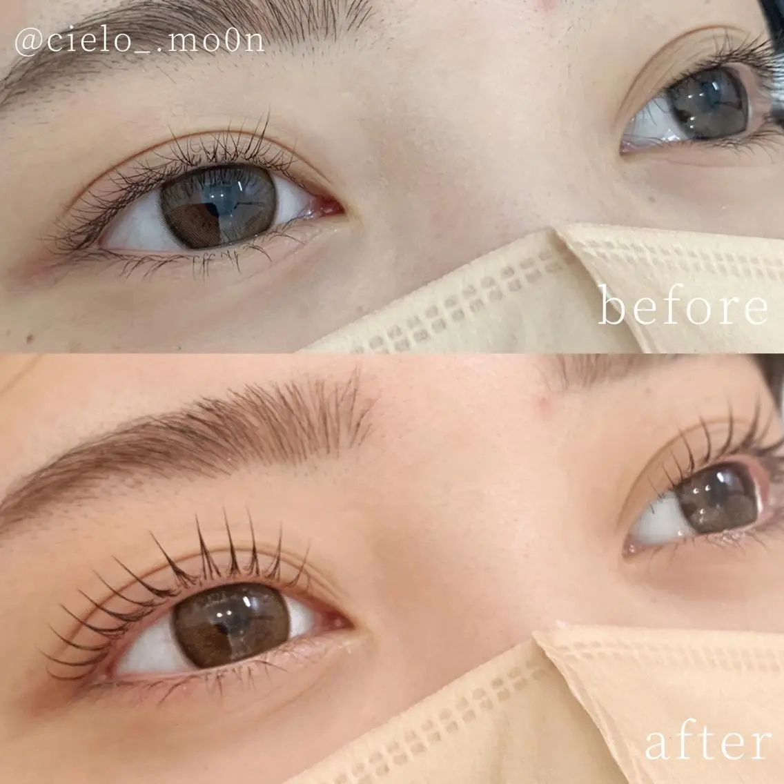 マツエク・マツパ アイブロウ マツパ cielo 栄 店　つきな🌙のマツエク・マツパデザイン