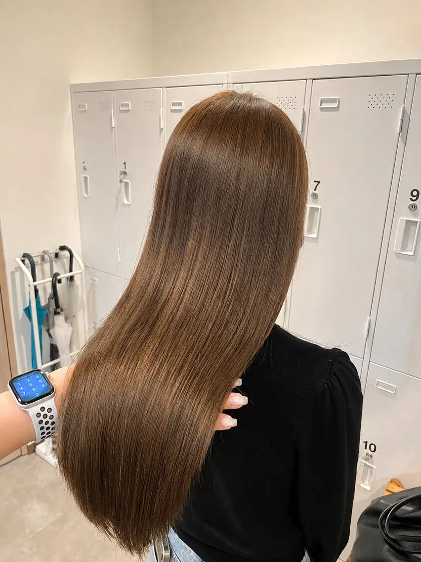 ロング カラー ヘアカラー トリートメント 髪質改善🌱透明感 カラー/MINAMIのヘアスタイル