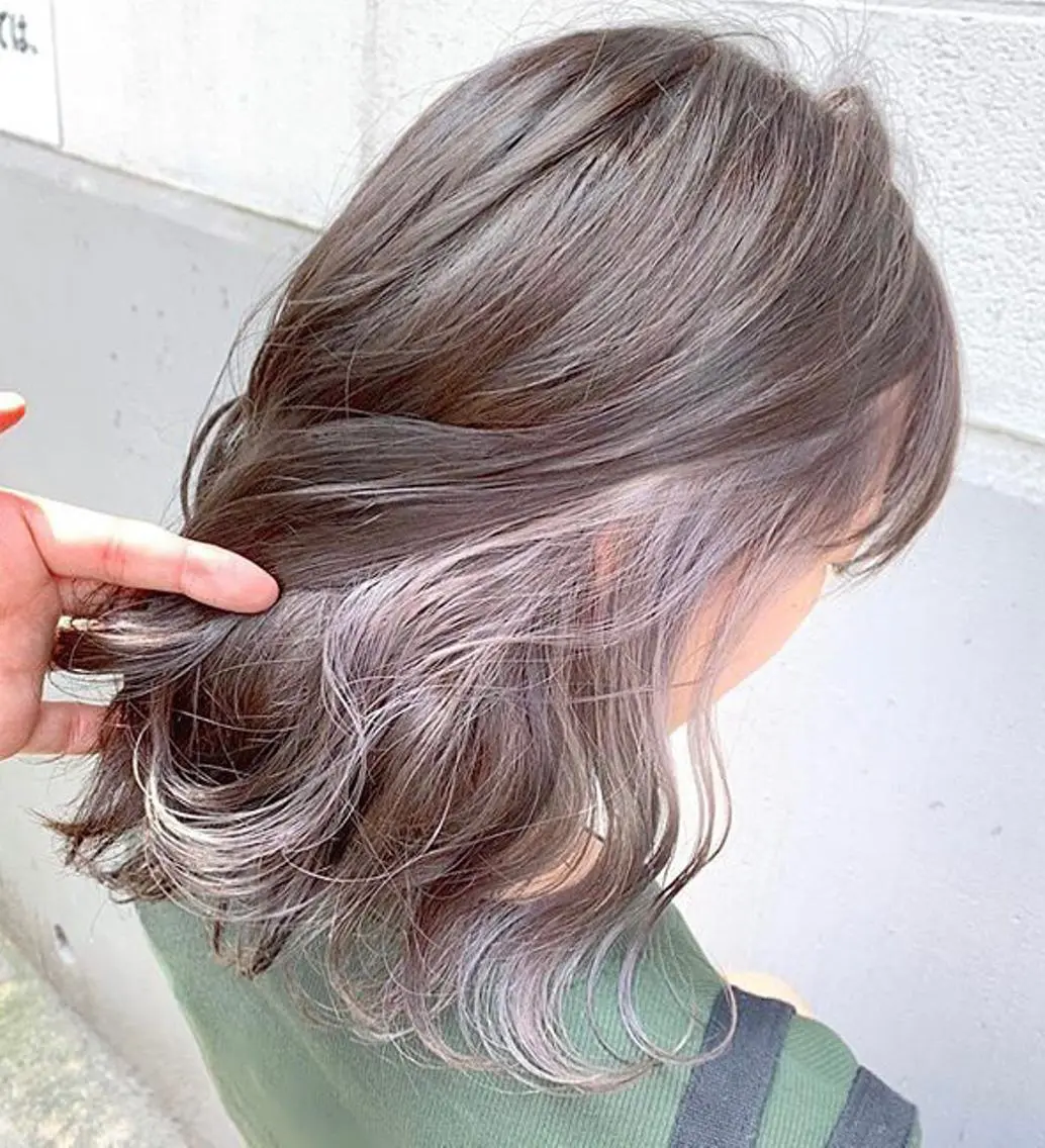💁♀️✨お洒落は内から♪*インナーカラー(ケアBleach1回)+フルカラー+アミノ酸Trの写真